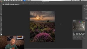 Bracketing frames, Merging in Lightroom and Editing in Photoshop. Landscape Photography