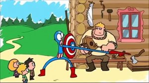 пила пилить детей{боготырь vs америка}