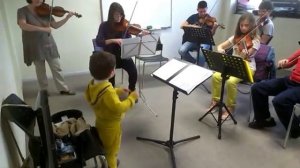 3 YEARS OLD HLIAS CONDUCTOR OF PHAETON ORCHESTRA! (Symphony No.9 Beethoven)