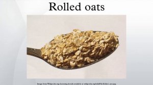 Rolled oats