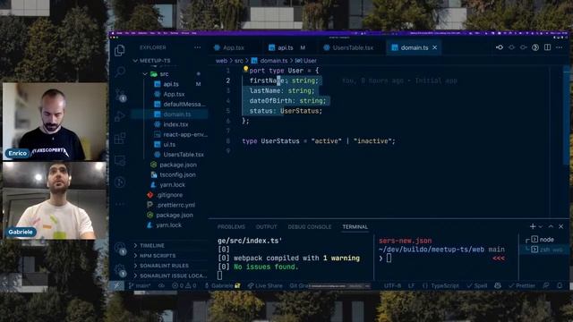 TypeScript and React - Live coding with Gabriele Petronella