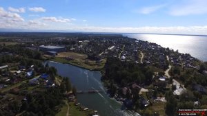 Аэросъемка Сокольское (поселок Нижегородская область 09.2016) full-hd