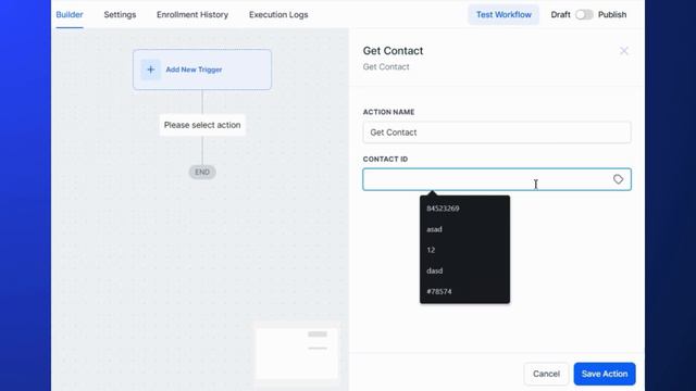Get Contact Action For Vbout Workflow App For Go High Level смотреть онлайн