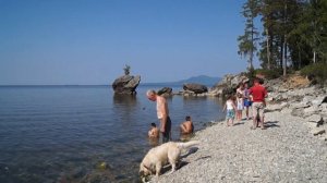 Скала "Черепаха" на Байкале.