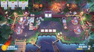 Overcooked 2 [World Record] Campfire Cook Off 2-3 - 2 players - Score: 2524