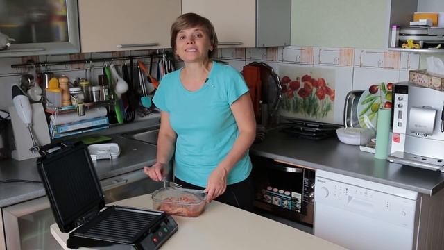 Куриное филе на гриль пластинах в Jardeko 3 в 1 смотреть онлайн