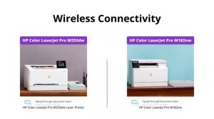 HP M255dw vs M182nw Color LaserJet Printer Comparison