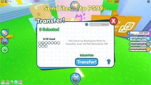 КАК ПЕРЕНЕСТИ ПЕТОВ В PET SIMULATOR 99 | РОБЛОКС ПЕТ СИМУЛЯТОР 99