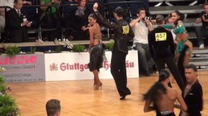 GOC2012. Grand Slam Latin. Andrea De Angelis / Frederikke Flyvbjerg Norgaard. Samba