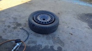 Шину посадить на диск в домашних  условиях