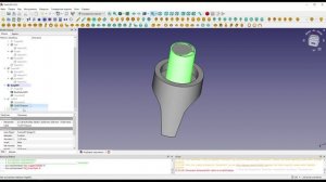 Резьба внешняя FreeCAD верстак стандартные изделия