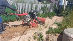 бульдозер из мотоблока