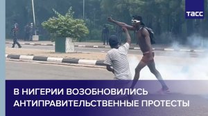 В Нигерии возобновились антиправительственные протесты