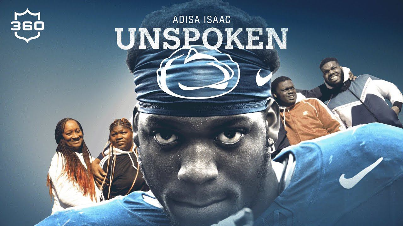 Penn State’s Adisa Isaac Draws Inspiration from his Mother and Nonverbal Siblings | NFL 360