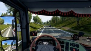 MERCEDES ACTROS KARPUZ TAŞIDIK | EURO TRUCK SİMULATOR 2 | Steering Wheel Gameplay