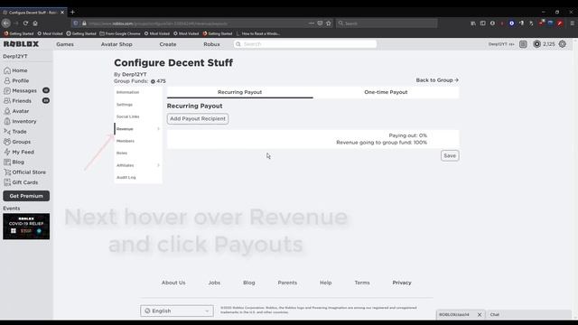 ROBLOX - How to Give Robux to People! (With Group) смотреть онлайн