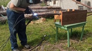 САДОВЫЕ КАЧЕЛИ СВОИМИ РУКАМИ!САМОДЕЛЬНЫЕ МИНИ-СВАИ!ЧАСТЬ 1!Жизнь в деревне!Беларусь!