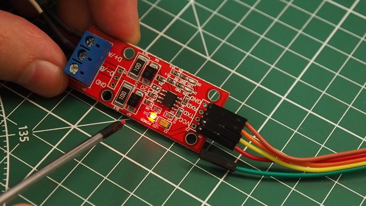 Модуль для сети RS485 на MAX13487 смотреть онлайн