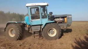 ХТЗ 17221 работа с культиватором КПШ 9 6
