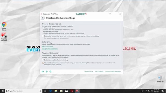 How to Add Exclusion in Kaspersky Antivirus смотреть онлайн