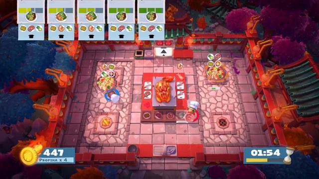 Overcooked 2 Level 1-2, Spring Festival смотреть онлайн