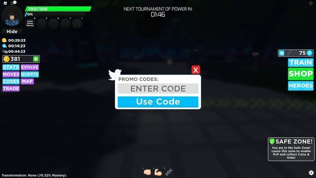 ALL *8* NAMEK BOSS UPDATE CODES IN ✨SUPER EVOLUTION✨(May 2021) Roblox! смотреть онлайн