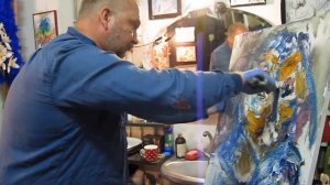 Видео-уроки живописи маслом, художник пишет картину