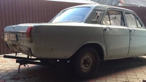 ГАЗ 24 с двигателем от ГАЗ 53 V8 палим резину