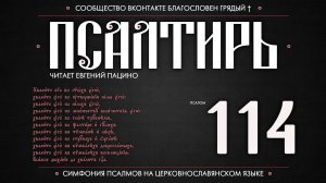 Псалом 114 на церковнославянском (чит. Евгений Пацино)