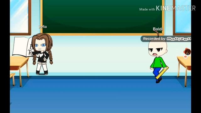 Что было бы если я попала в игру к Балди анимация Gacha Live смотреть онлайн