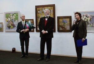 Открытие выставки заслуженного художника России, С.М.Коровина