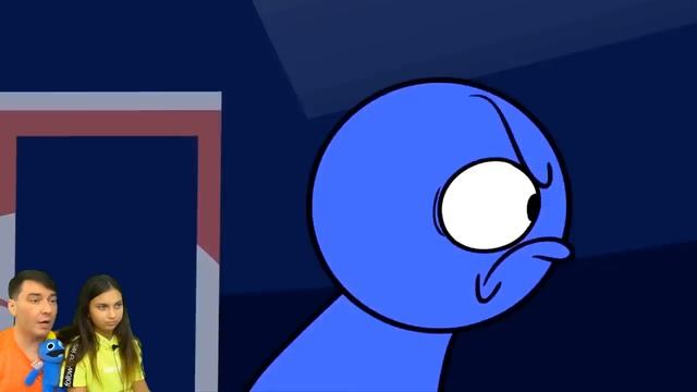 ПОСЛЕДНИЙ ДЕНЬ СИНЕГО... ? Радужные друзья, Rainbow Friends, Поппи 2 Анимации Валеришка смотреть онлайн