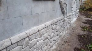 Арт бетон.  Оригинальная заделка трещин на садовом домике ( 4К )