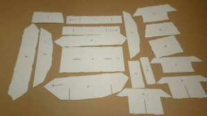 Собираем ТАНК из WOT -  Е-25. Модель из БУМАГИ и Картона в 1/25 ч.1