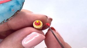 DIY Miniature rose | Polymer clay flowers | Miniature flowers | Sculpting flowers