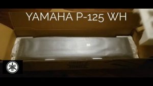 YAMAHA P-125 WH Digital Piano unboxing & review (Part 1)
