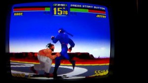 Virtua Fighter Remix Arcade Game by Sega - Classic Dedicated Cabinet