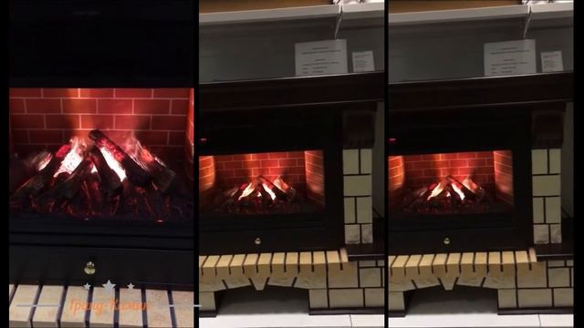 Видео сравнение Электрических каминов Dimplex против Real Flame.Камин с паром.Паровой очаг