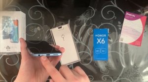 Распаковка — Смартфон Honor X6 4GB/64GB