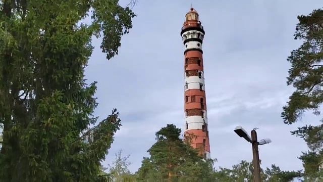 Берег Ладожского озера, Осиновецкий маяк. Июль.The shore of Lake Ladoga, the Osinovetsky lighthouse