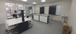 Стол островной с надставкой для занятий по химии Мебель АГАТ