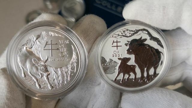Распаковка инвестиционных монет! Панды Китая, Кукабарра, Коала и Лебедь Австралии!