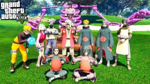 НАРУТО С ДРУЗЬЯМИ ВЕРНУЛСЯ В ЛОС САНТОС В ГТА 5 МОДЫ! САСКЕ ОБЗОР МОДА В GTA 5! ВИДЕО ИГРЫ MODS