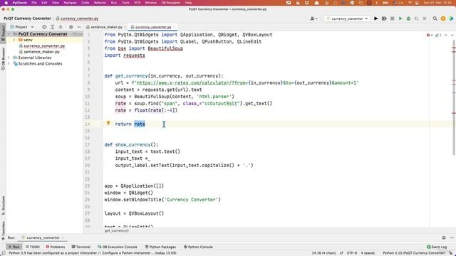 Live Currency Converter GUI App with PyQt6 | Automate Everything with Python