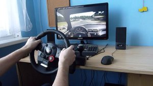Logitech Driving Force GT - on PC - BMW E46
