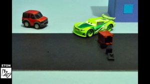 Cars 3 : Brick Yardley & Chase Racelott's Adventure! - StopMotion