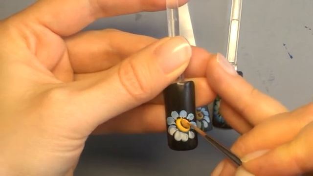 Как нарисовать середину цветка смотреть онлайн