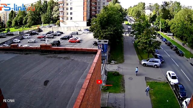 Пример записи Беспроводная уличная поворотная WIFI камера 2Мп PS-Link-WPN20HD смотреть онлайн