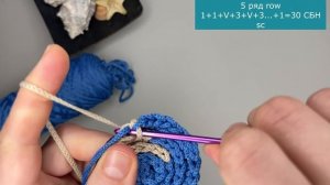 бушующие волны, завораживает? ● круглая салфетка или ковер крючком ● узор верблюд ● вязание крючком