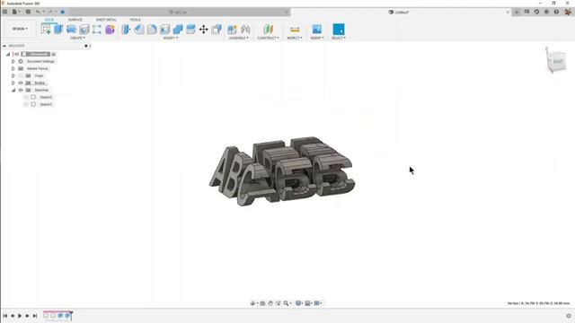 Как сделать сувенир надпись-перевертыш во #Fusion360 смотреть онлайн